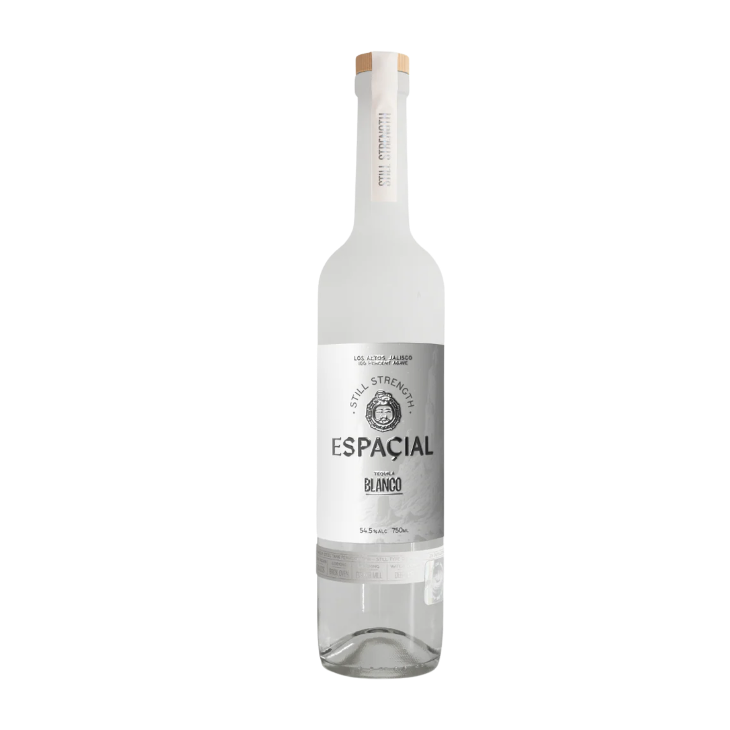 espacial still strength blanco tequila 750ml