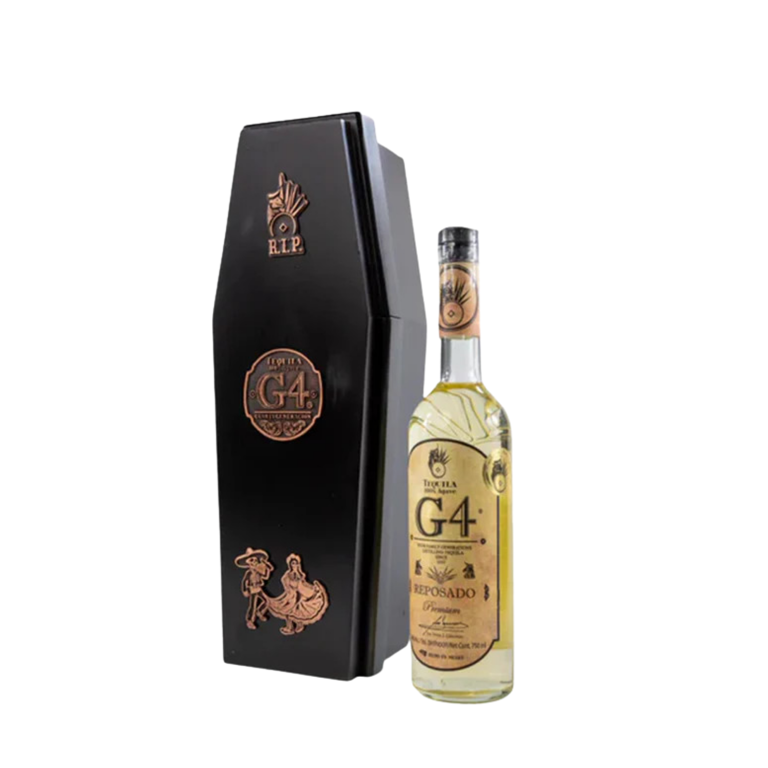g4 dia de los muertos reposado madera 2024 750ml
