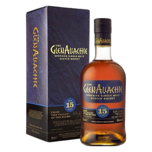 GlenAllachie 15 Year Single Malt Scotch Whisky 750ml bottle