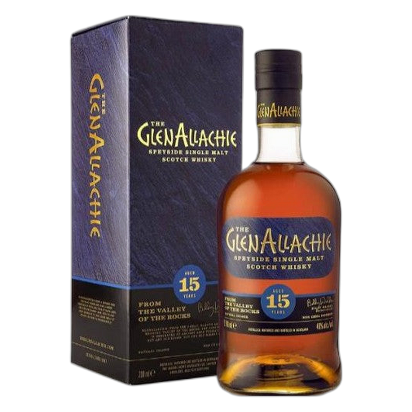 GlenAllachie 15 Year Single Malt Scotch Whisky 750ml bottle
