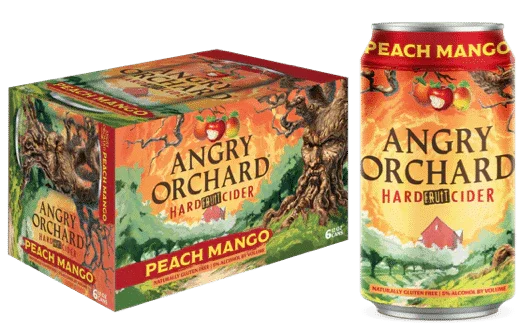 Angry Orchard Peach Mango Cider – 6 Cans - Sipsy