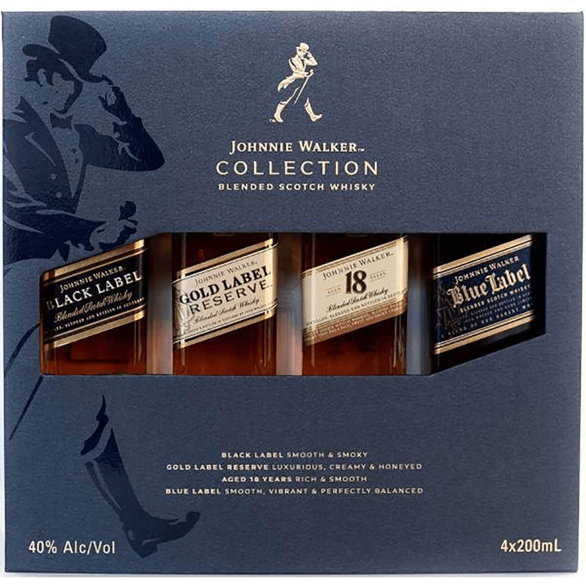 Johnnie Walker Collection Gift Set - 4 x 200ml