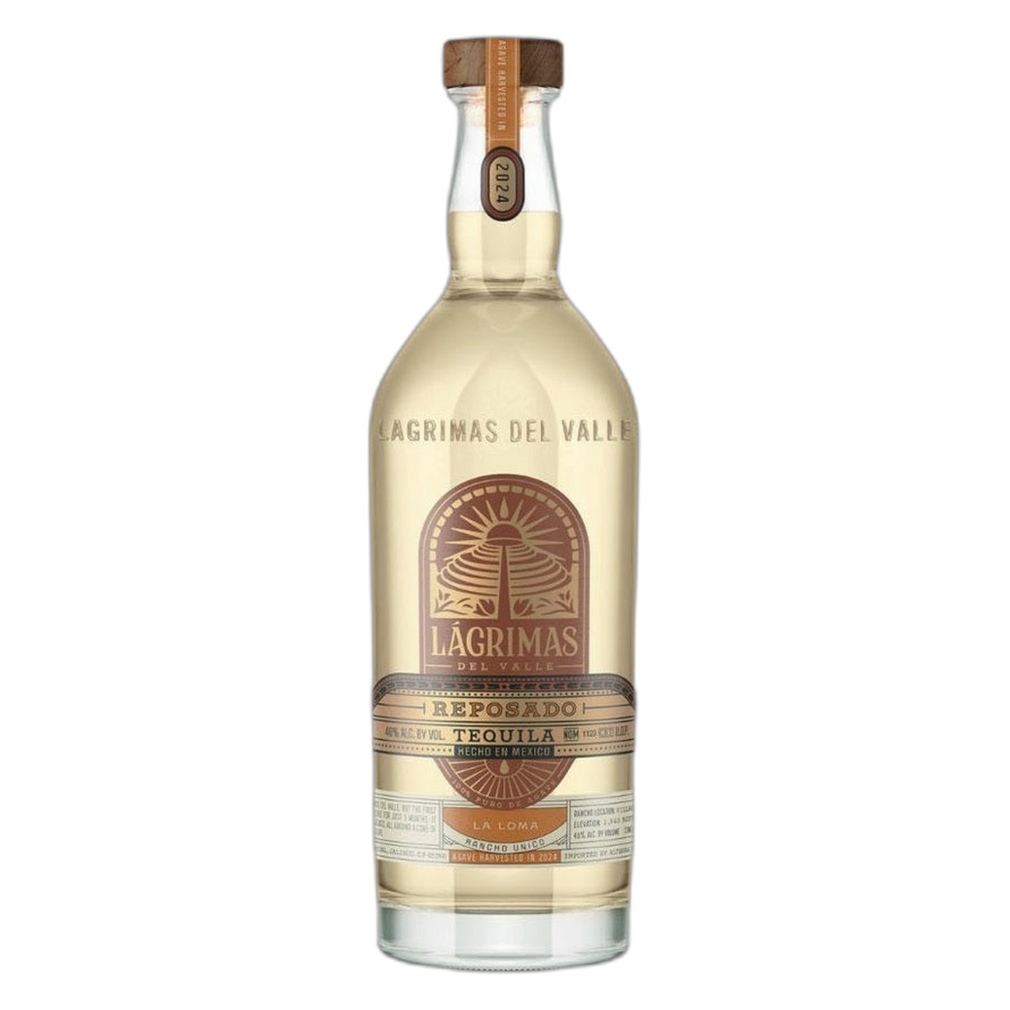Lagrimas La Mesa del Charco Reposado Tequila 750ml bottle