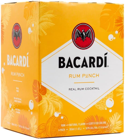 Bacardi Rum Punch - 12 oz, 4-pack - Sipsy
