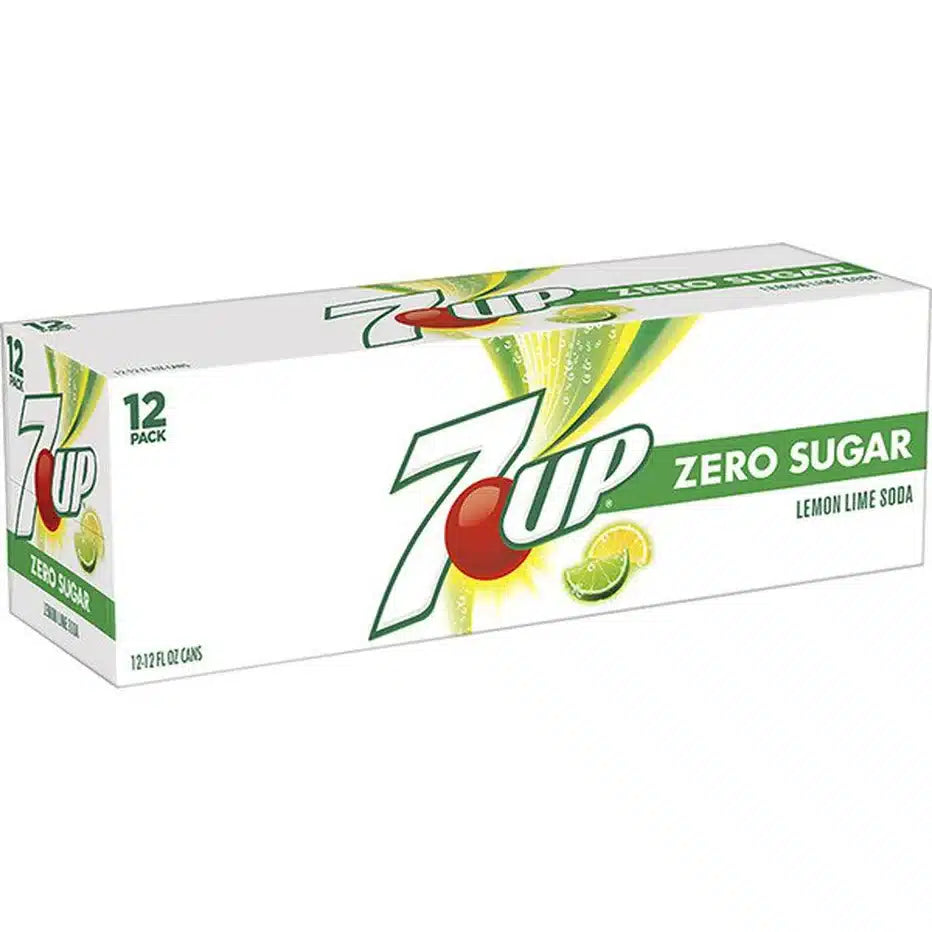 Zero Sugar 7 up - 12pk Cans