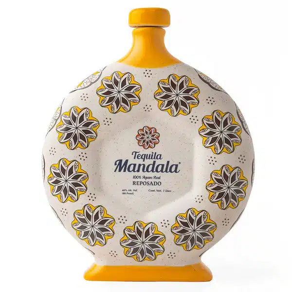 Tequila Mandala Reposado Ceramic Bottle - 1L