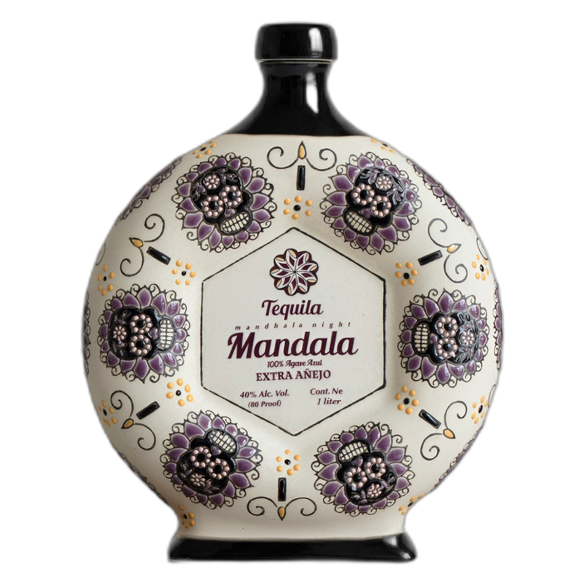 Mandala Extra Anejo Dia de Los Muertos 2026 - front of bottle
