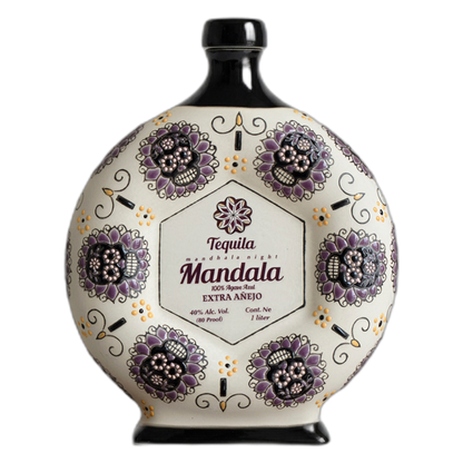 Mandala Extra Anejo Dia de Los Muertos 2026 - front of bottle
