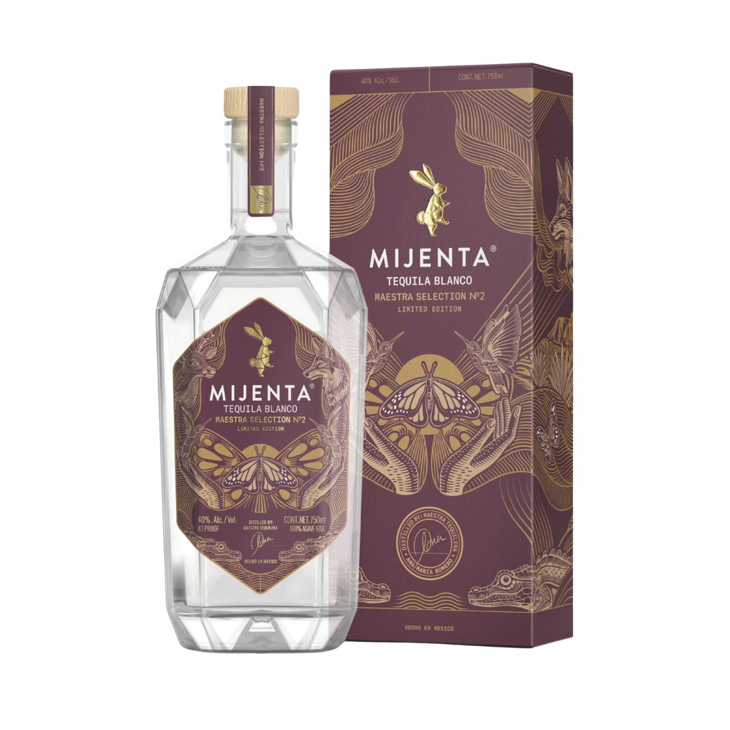 mijenta maestra seleccion blanco tequila no. 2 750ml