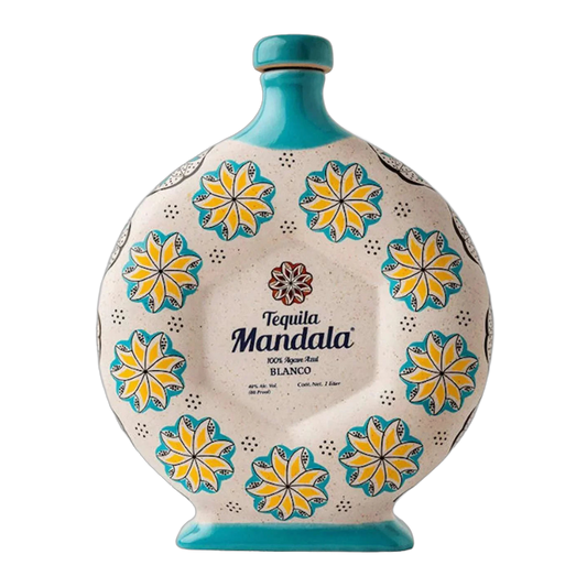 Tequila Mandala Blanco Ceramic Bottle - 1L