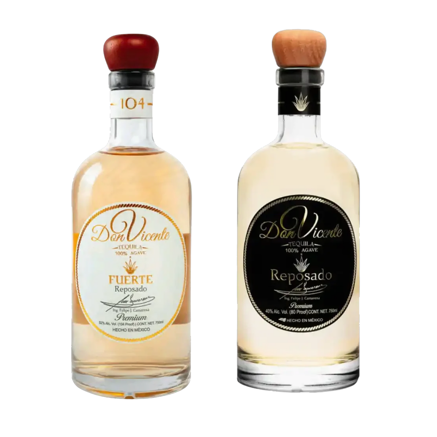 Don Vicente Fuerte Reposado + Reposado 2-Pack