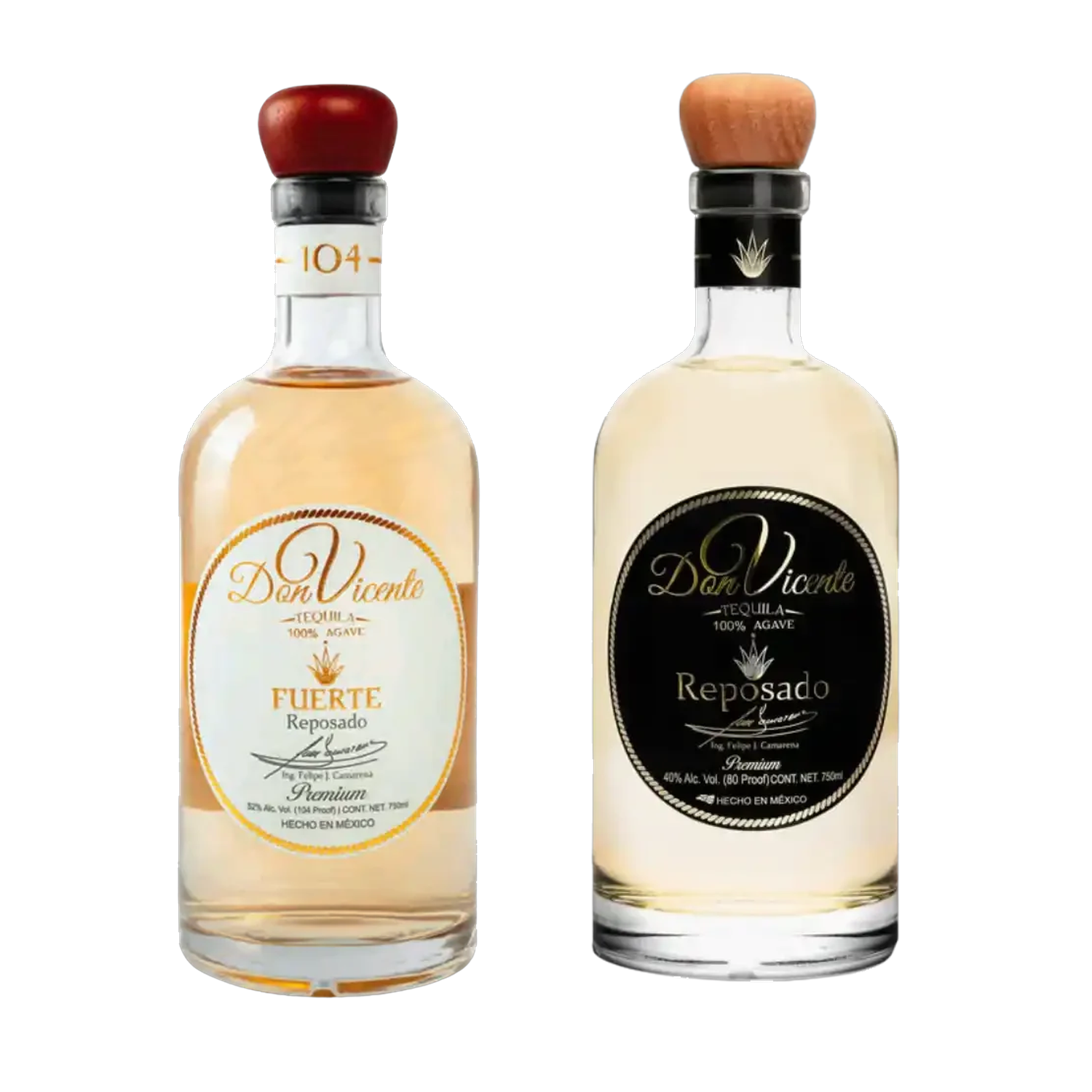 Don Vicente Fuerte Reposado + Reposado 2-Pack