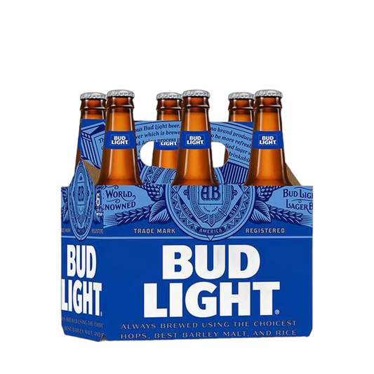 Bud Light American Lager 12oz Bottles - 6-Pack