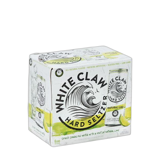 White Claw Natural Lime - 6 Cans