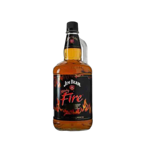 Jim Beam Fire Cinnamon Bourbon Whiskey - 1.75L