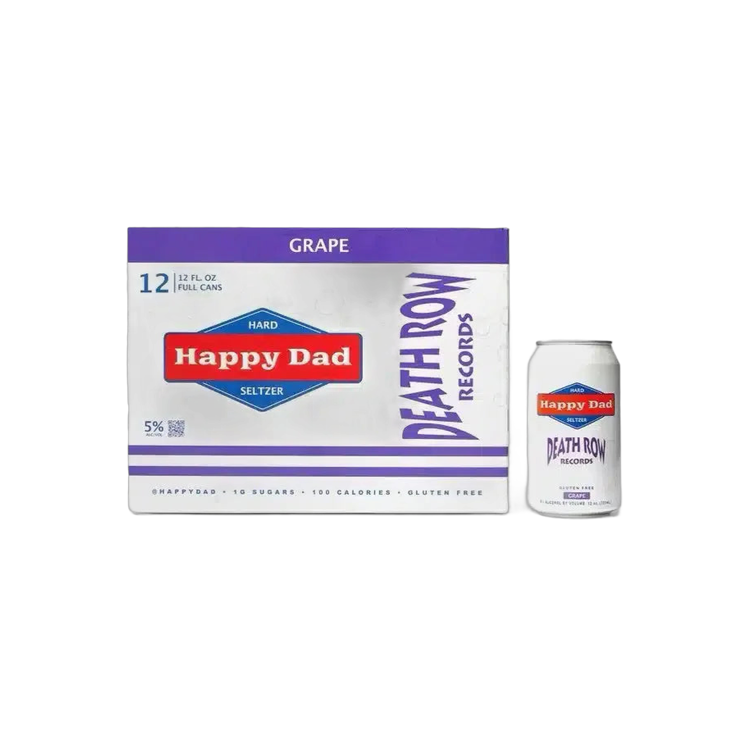 Happy Dad Seltzer Grape 12-Pack 12-oz Cans