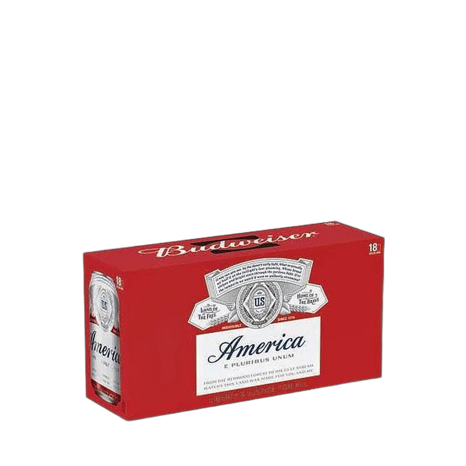 Budweiser American Lager - 18 Cans