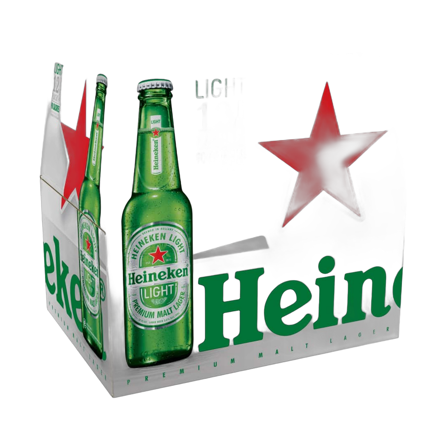 Heineken Light Lager - 12 bottles
