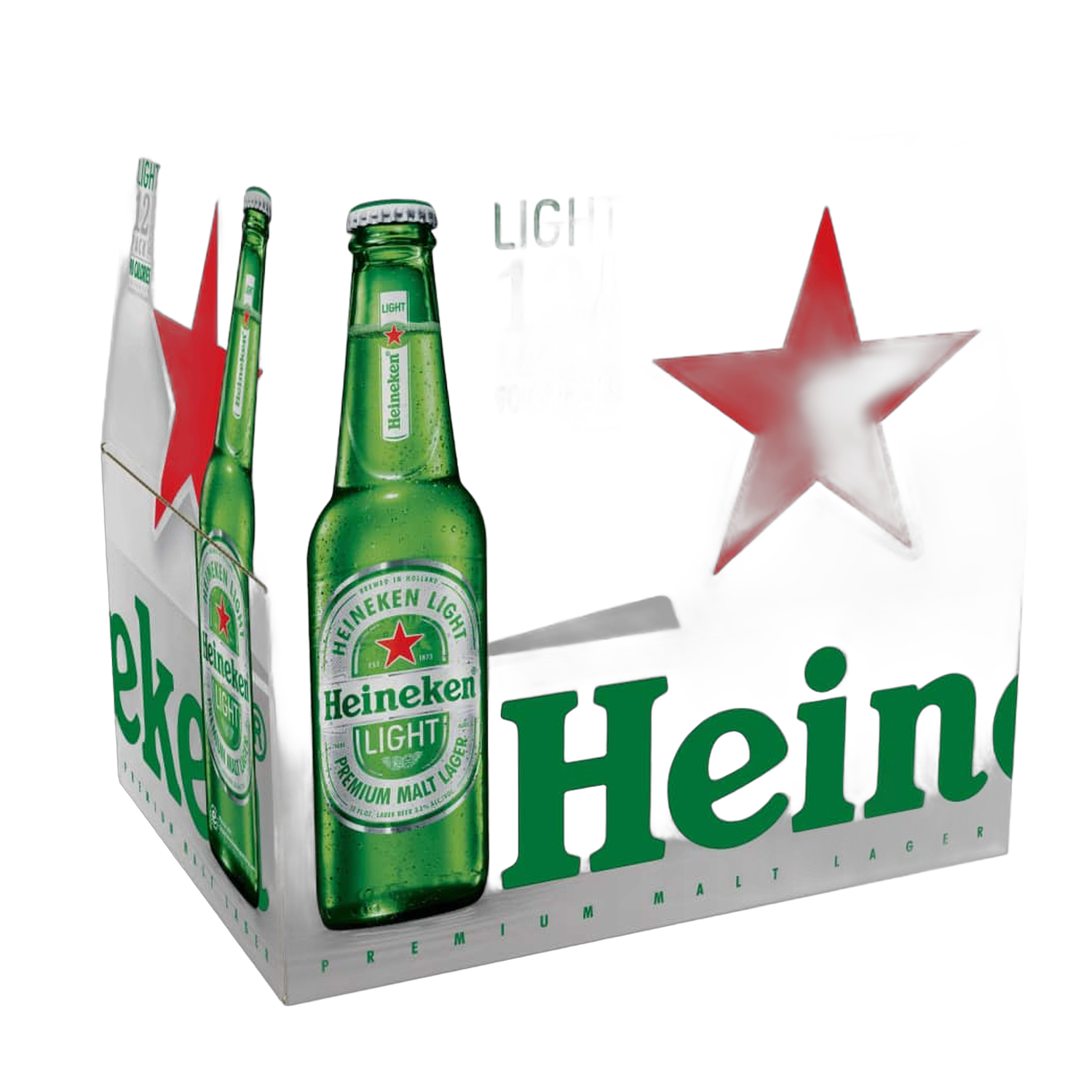 Heineken Light Lager - 12 bottles