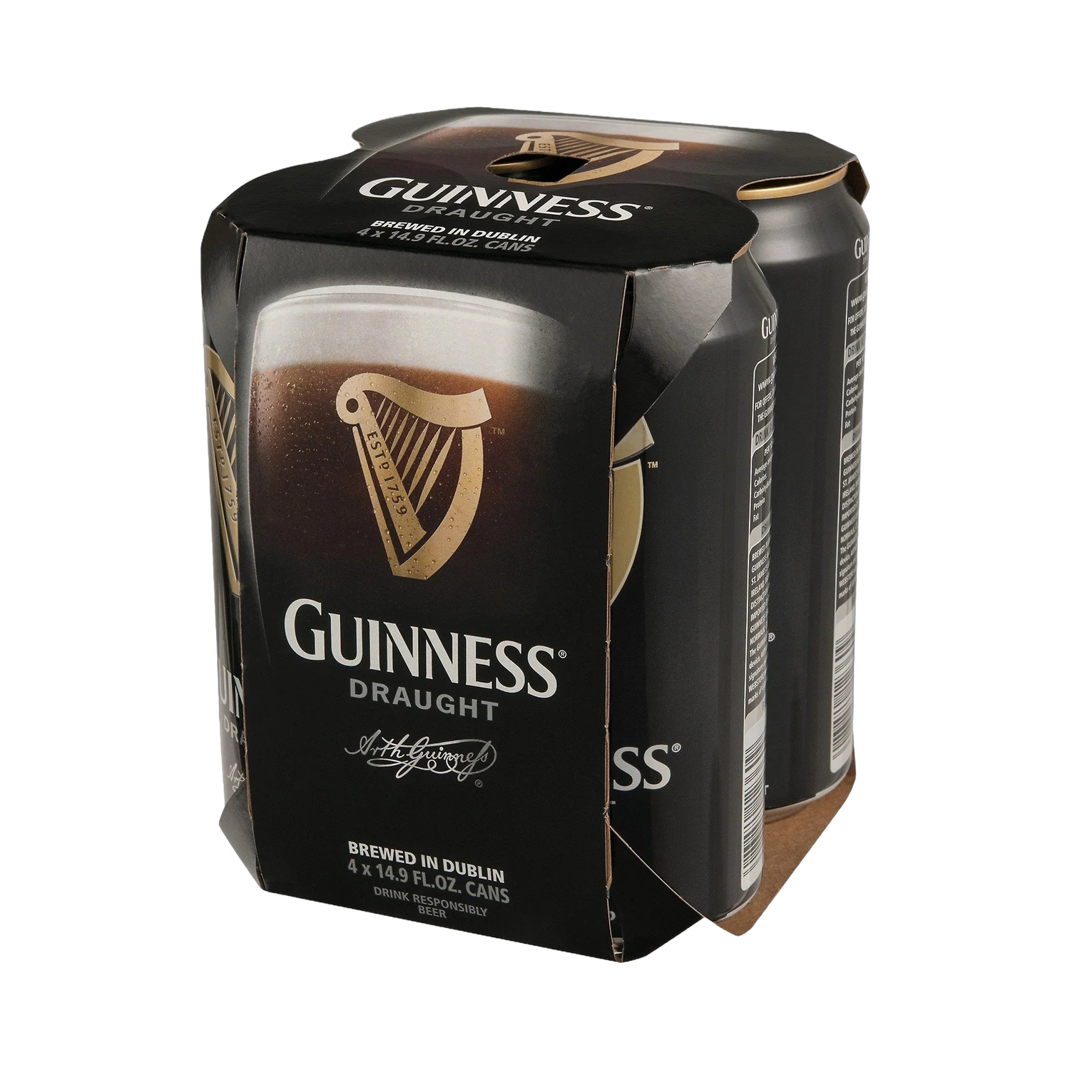 Guinness Draught Irish Dry Stout - 4-Pack Cans