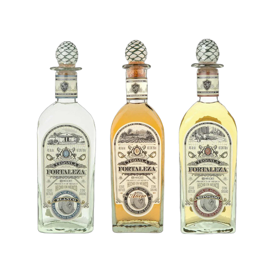 Fortaleza Blanco Reposado and Añejo Tequila - 3-Pack