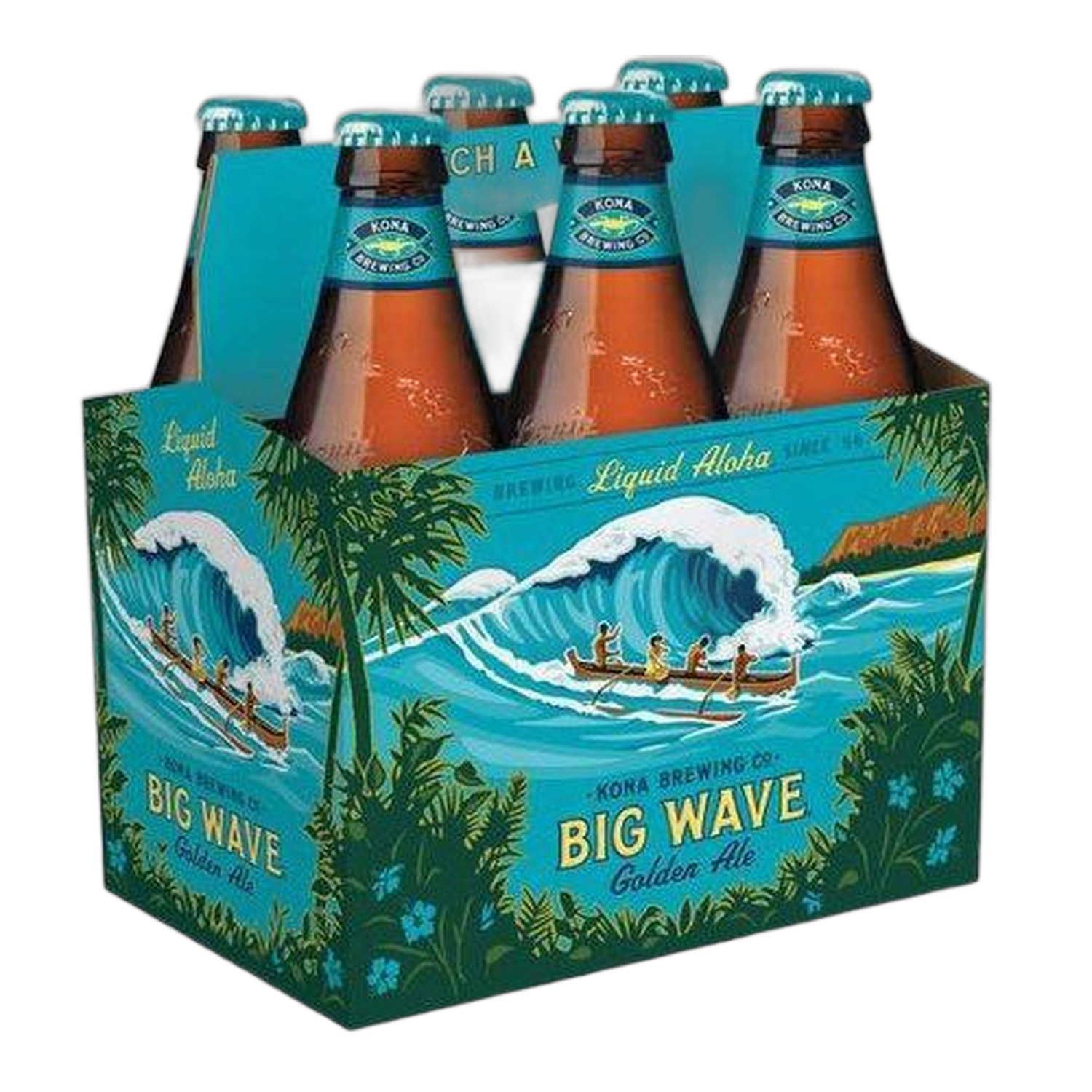Kona Big Wave Golden Ale - 6 Bottles
