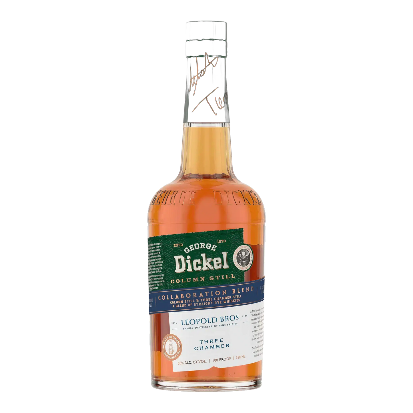 George Dickel x Leopold Bros Collaboration Rye Whiskey - 750ml
