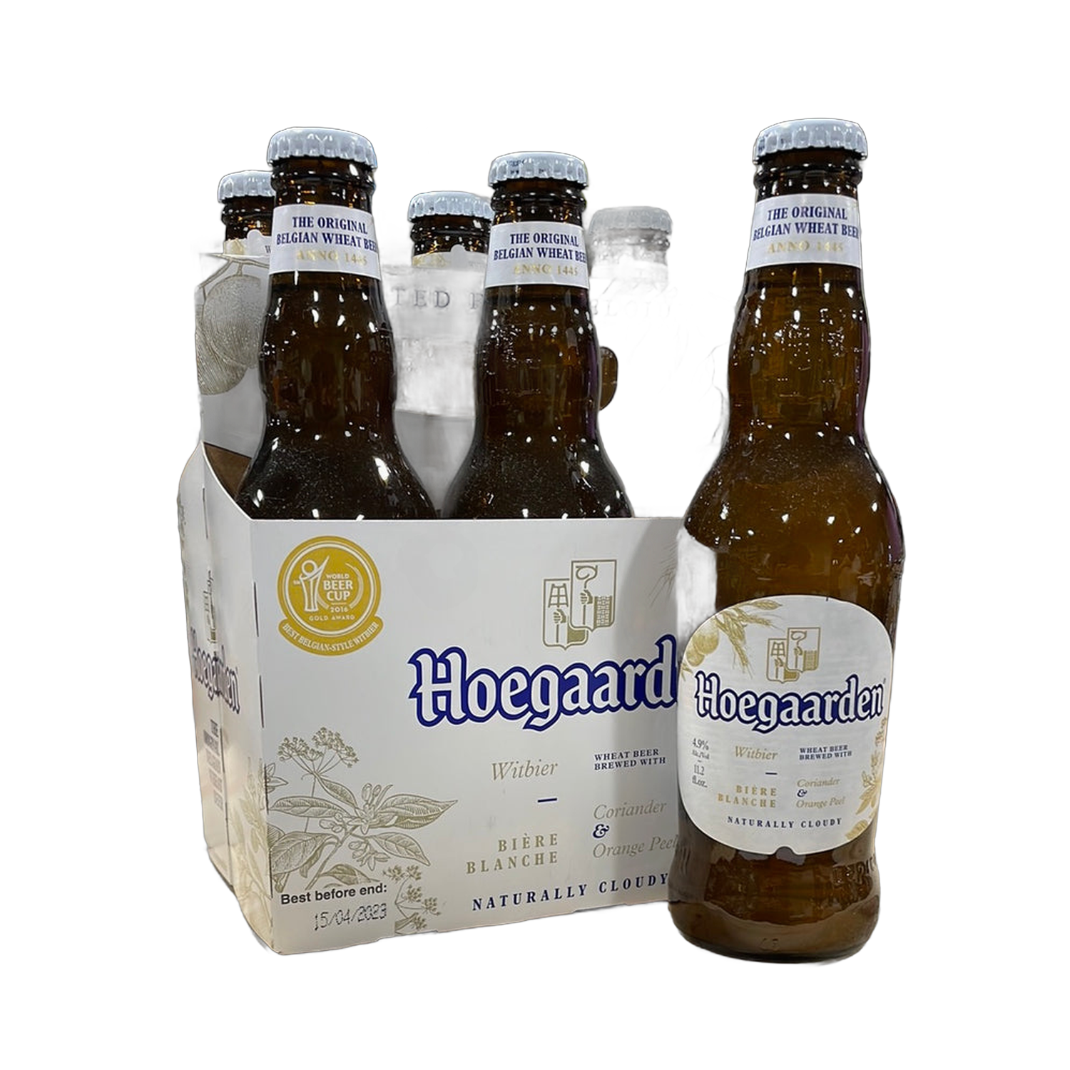 Hoegaarden Belgium White Ale - 6 bottles