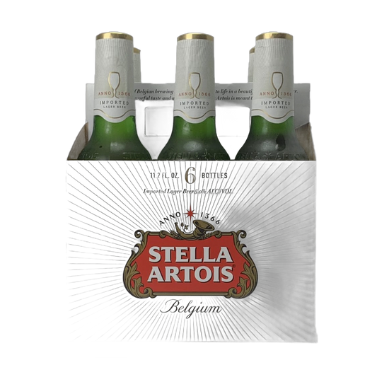 Stella Artois Belgian Pilsner - 6 bottles