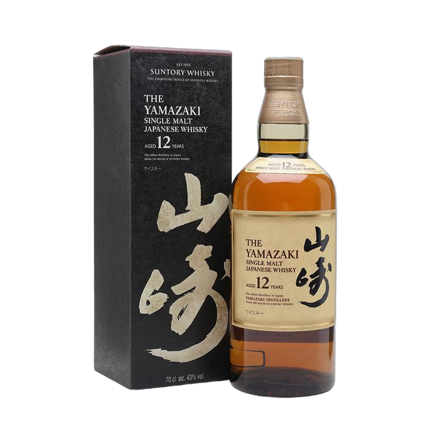 Yamazaki 12-Year-Old Single Malt Japanese Whisky - 750ml