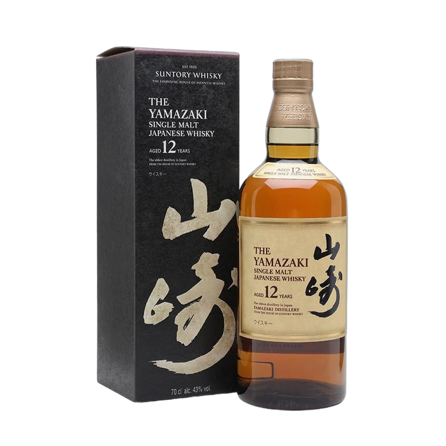Yamazaki 12-Year-Old Single Malt Japanese Whisky - 750ml