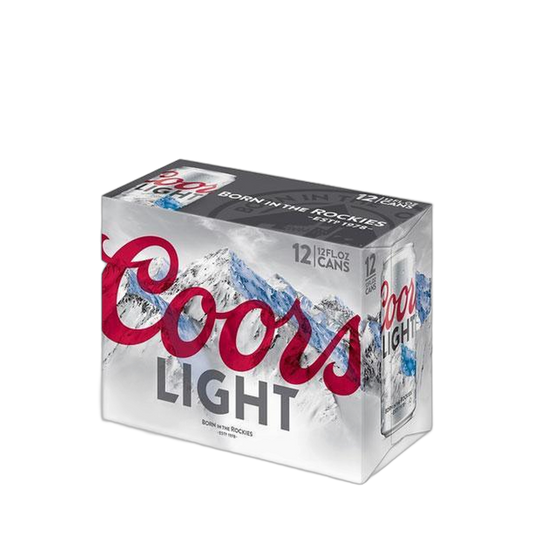 Coors Light Beer - 12-Pack / 12 fl oz Cans