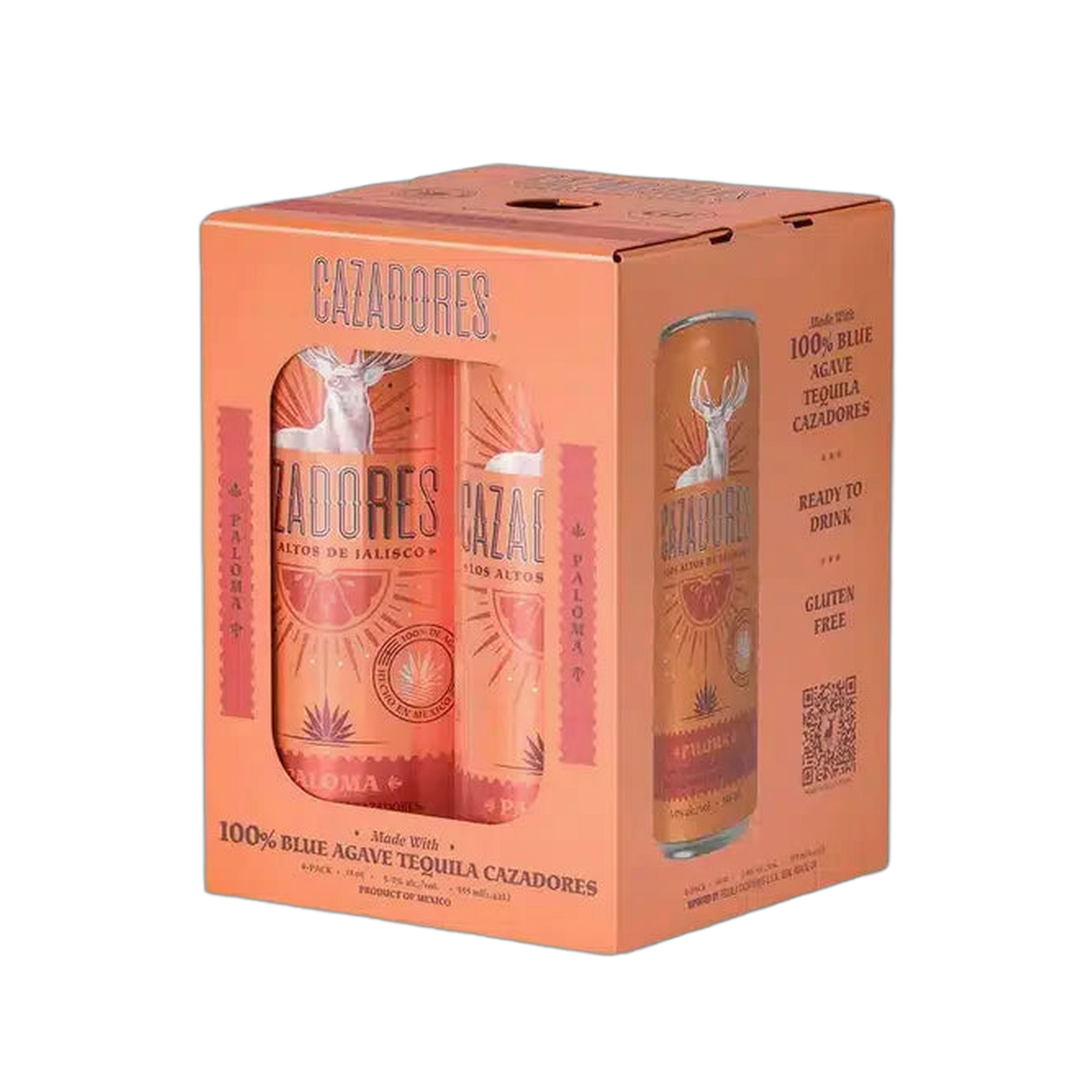 Cazadores Cocktail Paloma - 4-Pack 12oz