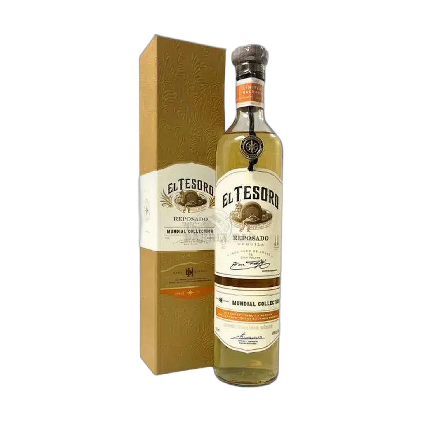 El Tesoro Mundial Collection Basil Hayden Edition Reposado Tequila - 750ml
