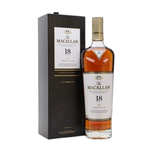Macallan 18-Year-Old Sherry Oak Cask Single Malt Scotch Whisky - 750ml