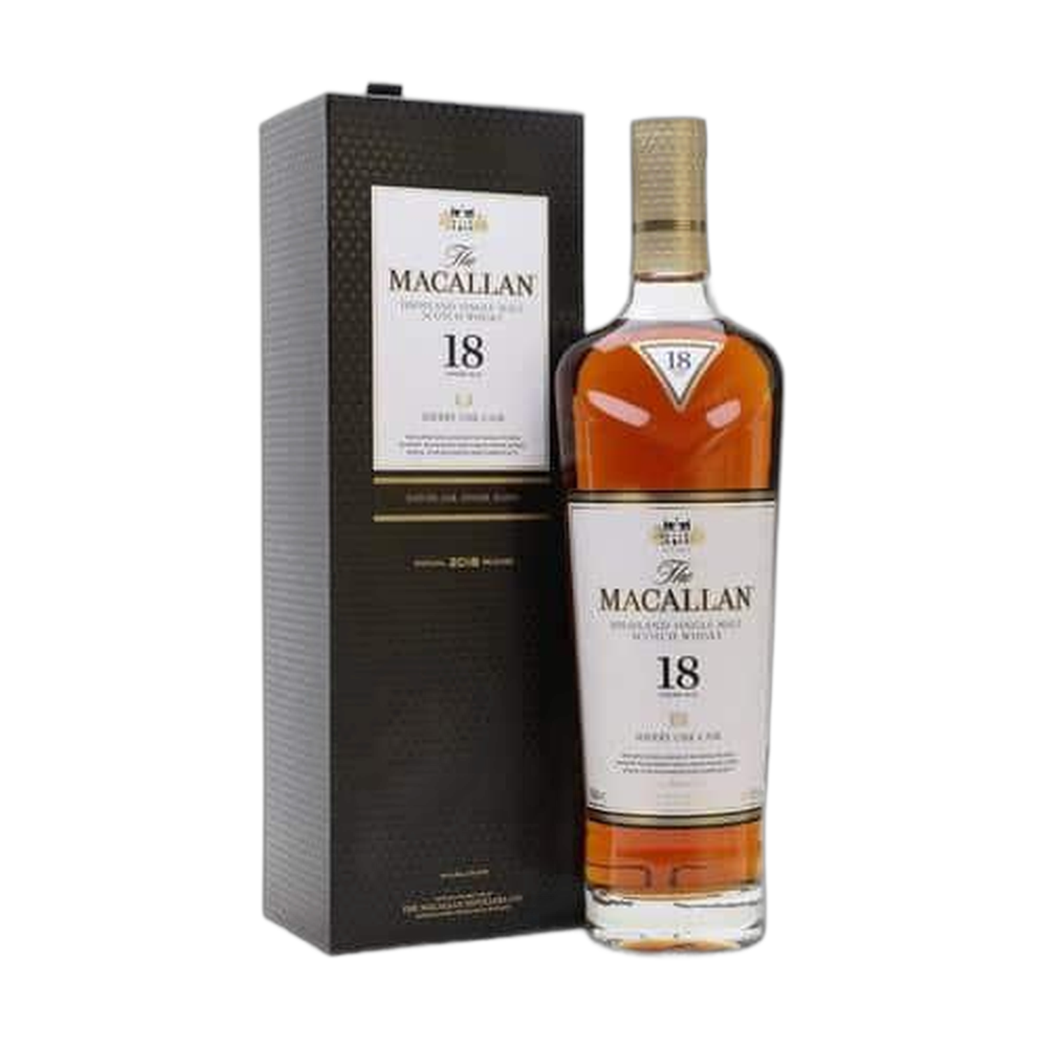 Macallan 18-Year-Old Sherry Oak Cask Single Malt Scotch Whisky - 750ml