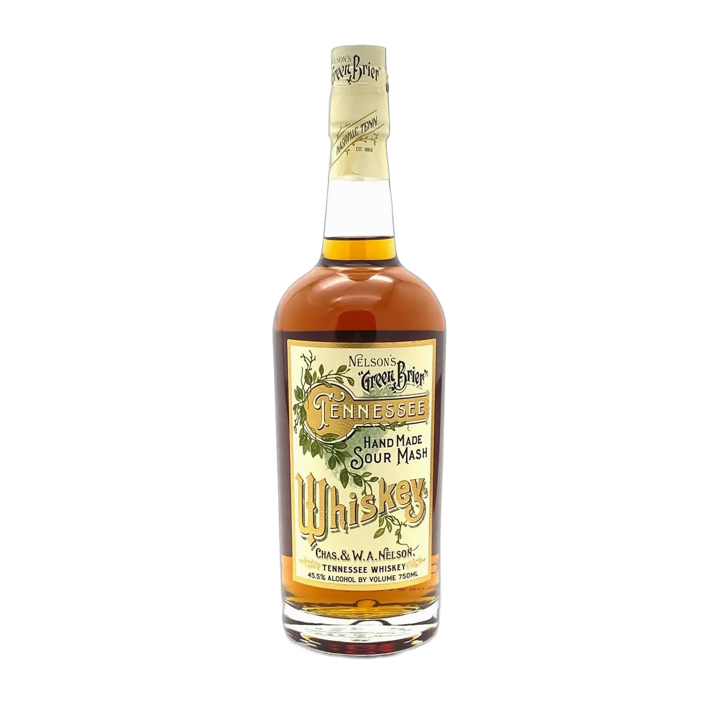 Nelson's Green Brier Tennessee Sour Mash Whiskey - 750ml