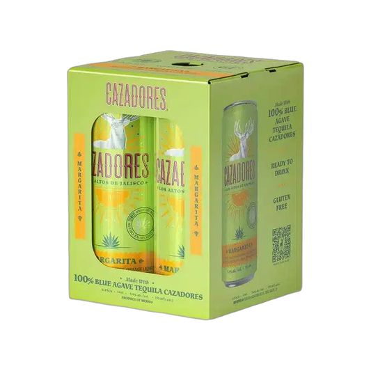 Cazadores Cocktail Margarita - 4-Pack 12oz