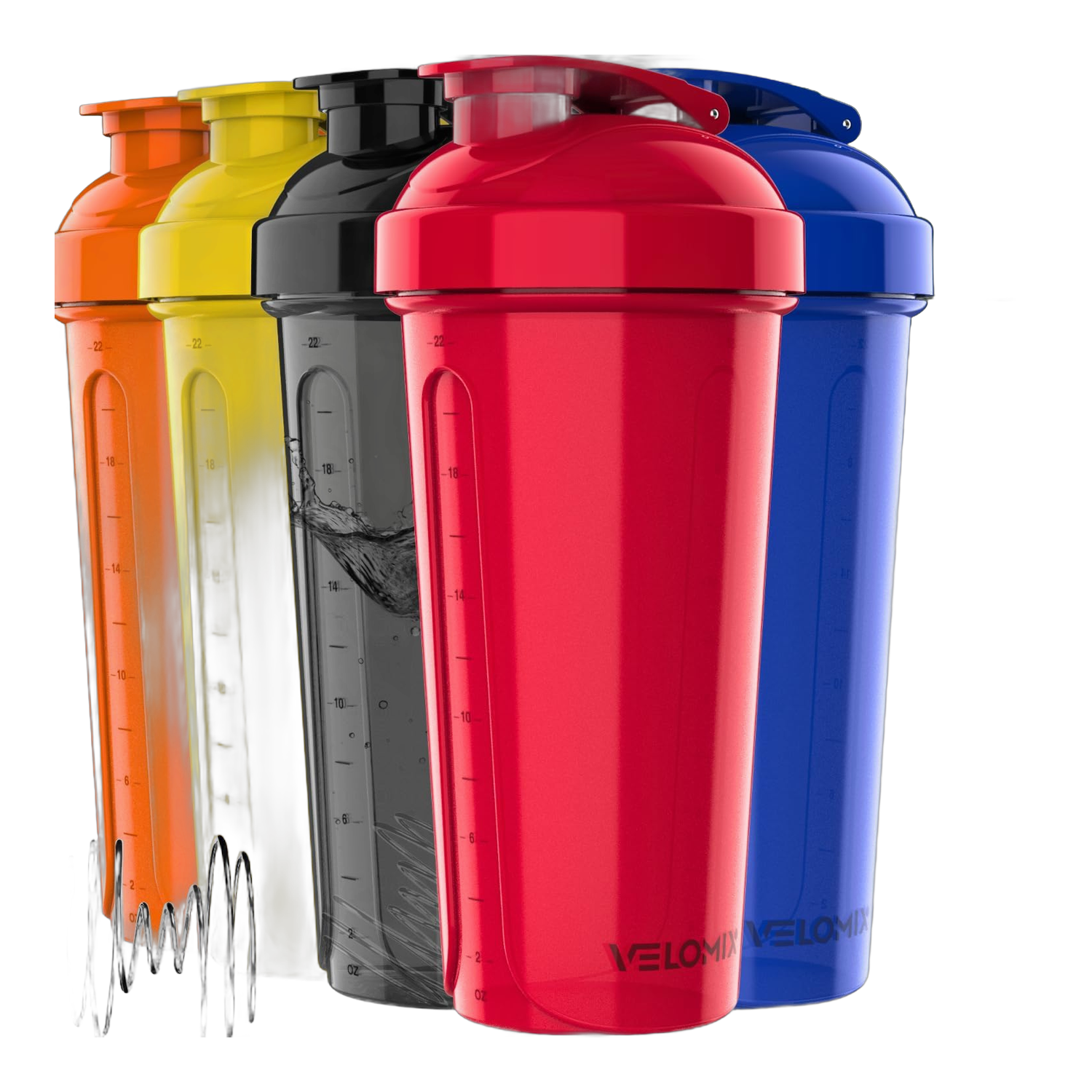 Cups: Colors vary — 20 cups