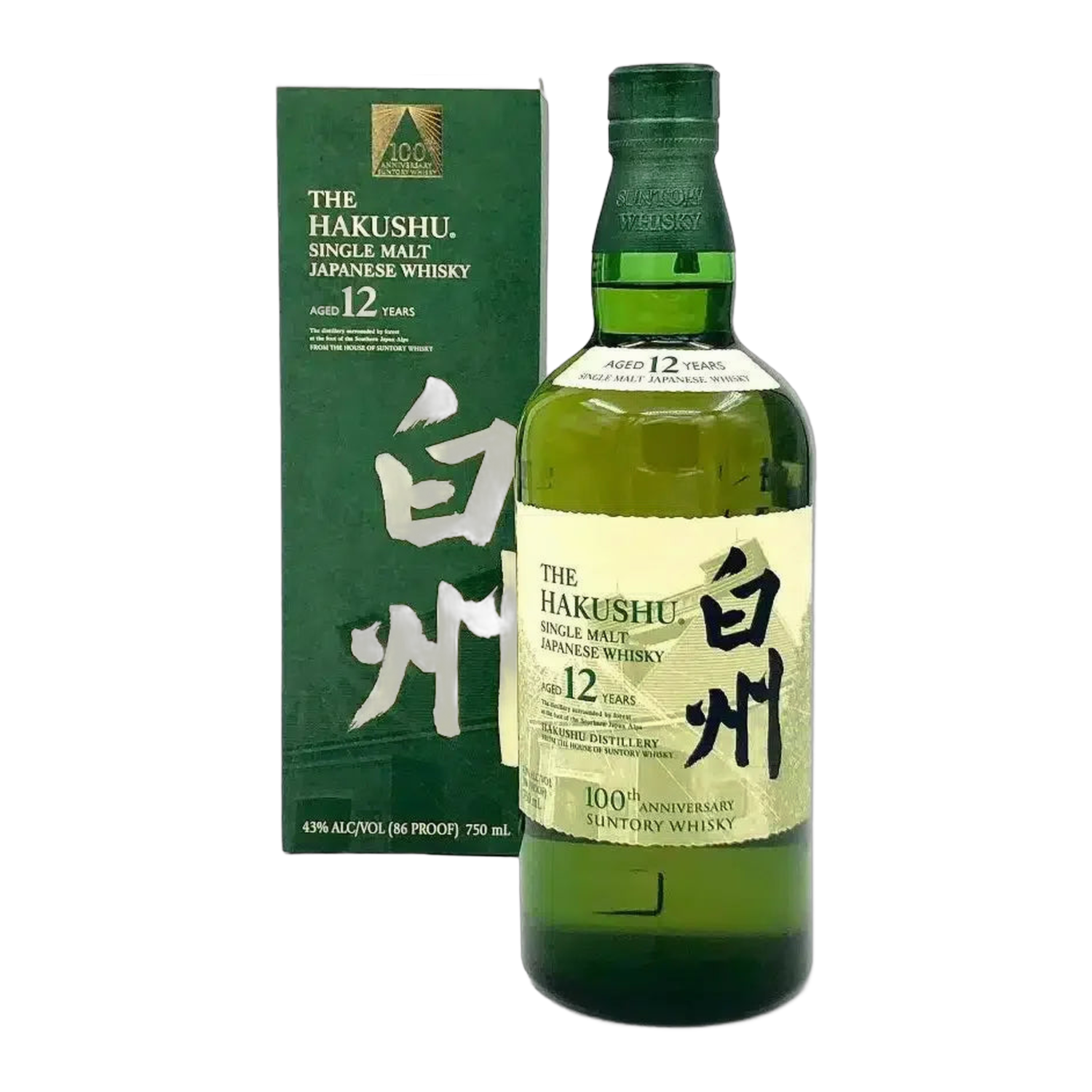 Hakushu 12-Year Distiller's Reserve Japanese Whisky 100th Anniversary Limited Edition - 750ml