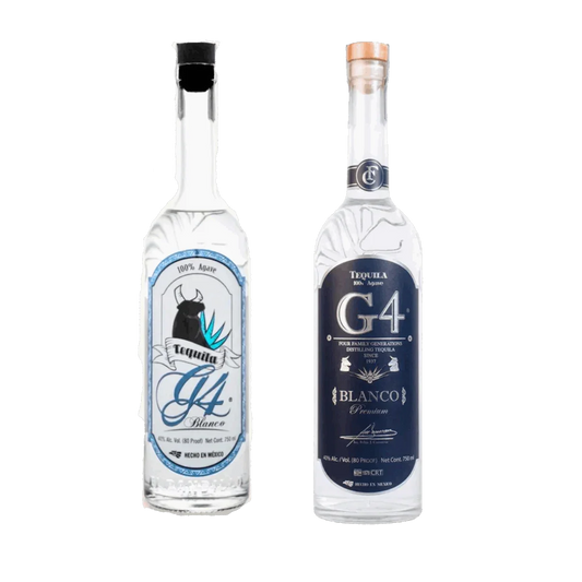 G4 Clásico Blanco Tequila + G4 Blanco Tequila (2-Pack)