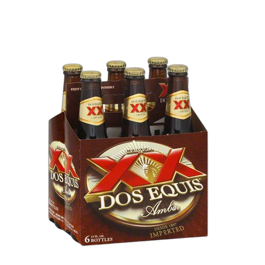 Dos Equis Mexican Amber Lager - 6 bottles