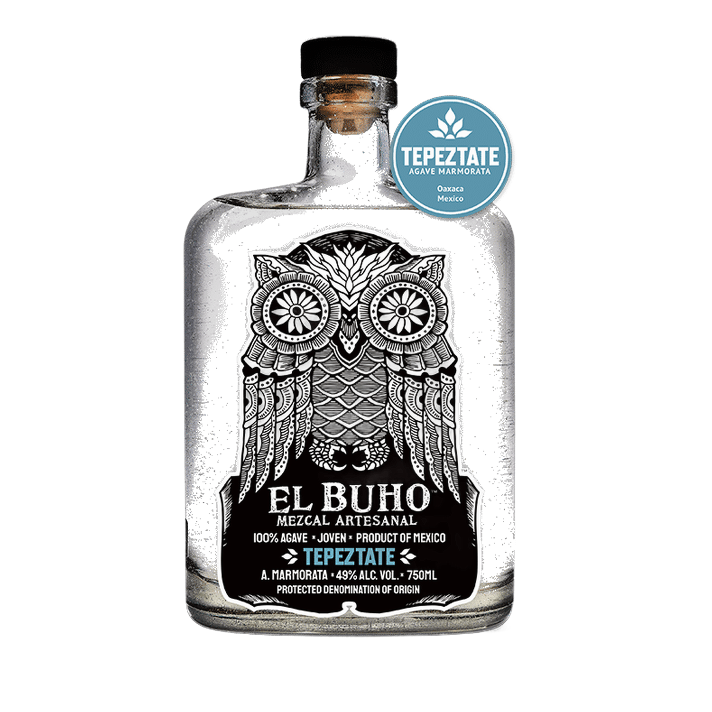 El Búho Mezcal Tepeztate - 750ml