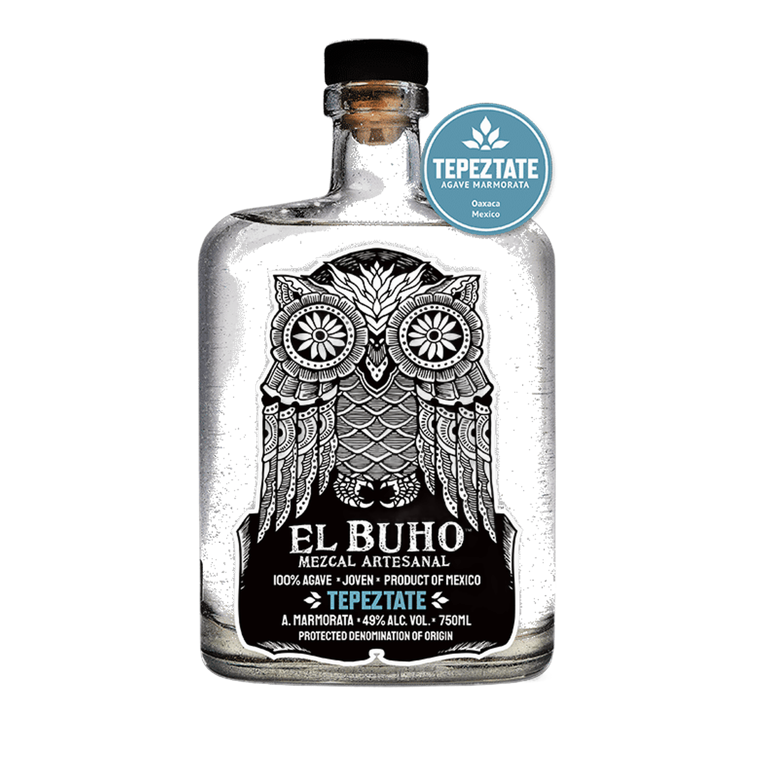 El Búho Mezcal Tepeztate - 750ml