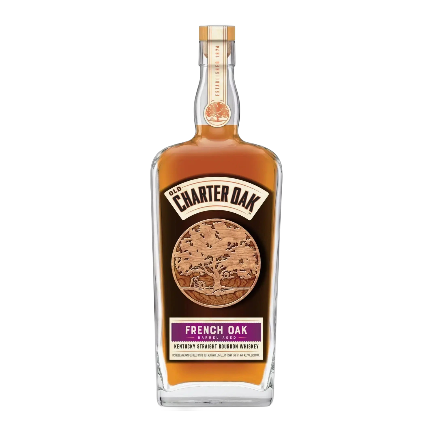 Old Charter French Oak Kentucky Straight Bourbon Whiskey (2021 Release) - 750ml