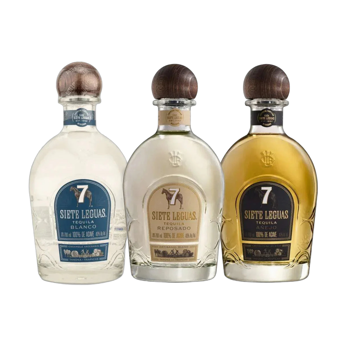 Siete Leguas Blanco Reposado, Añejo - 3-Pack