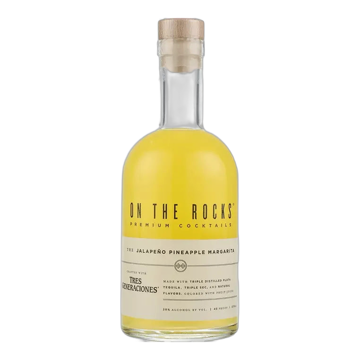 On the Rocks Jalapeño Pineapple Margarita - 375ml