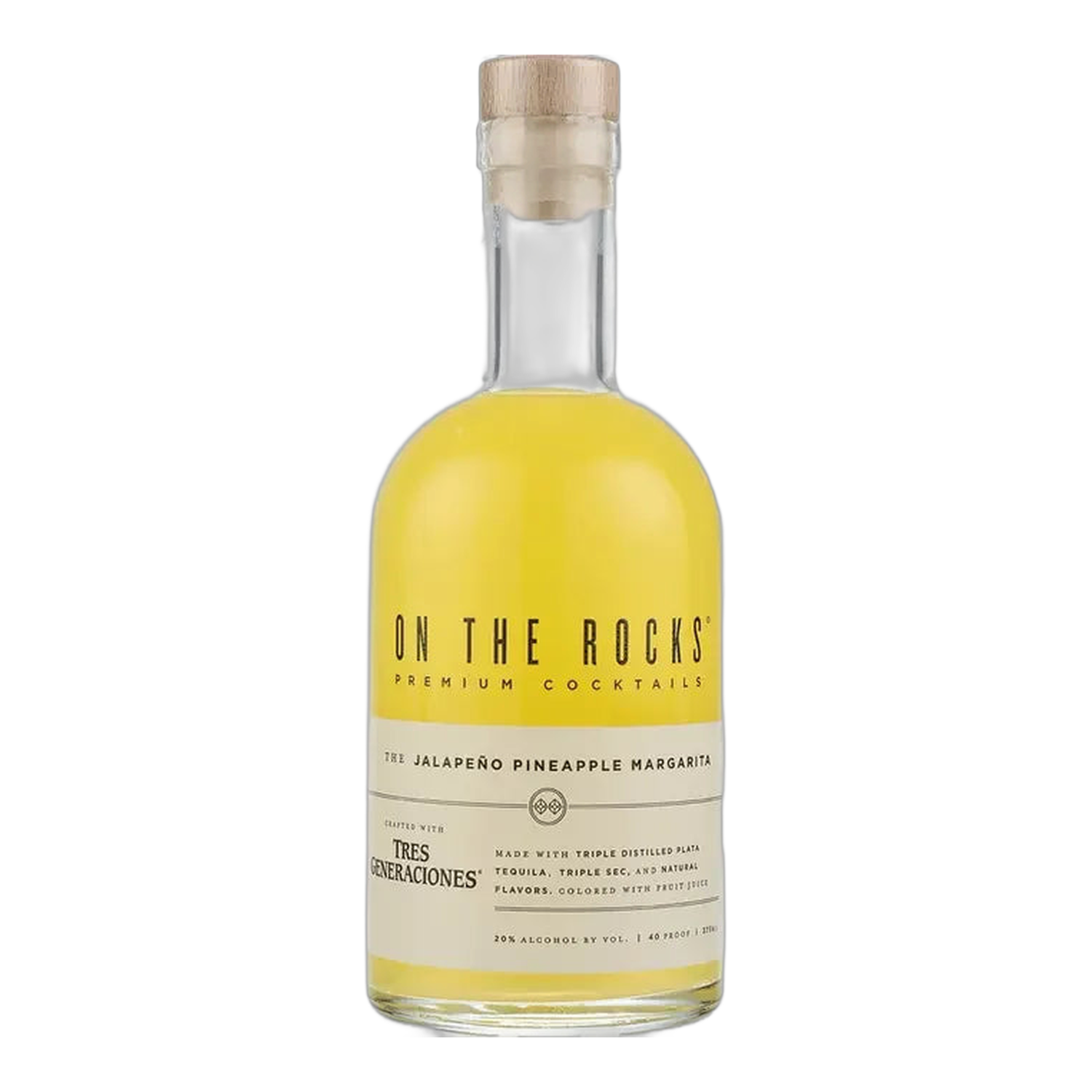 On the Rocks Jalapeño Pineapple Margarita - 375ml