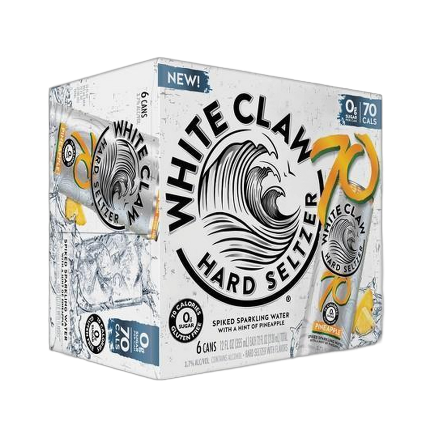 White Claw Pineapple 7.0% ABV 6-Pack