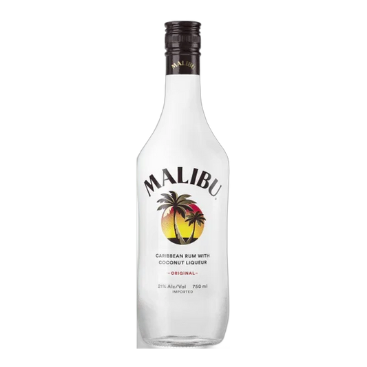 Malibu Flavored Caribbean Rum with Coconut Liqueur - 750ml